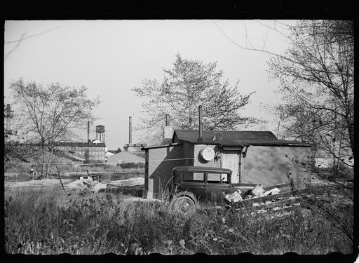 Untitled photo, possibly related to: Shacks housing mill workers, Millville, New Jersey