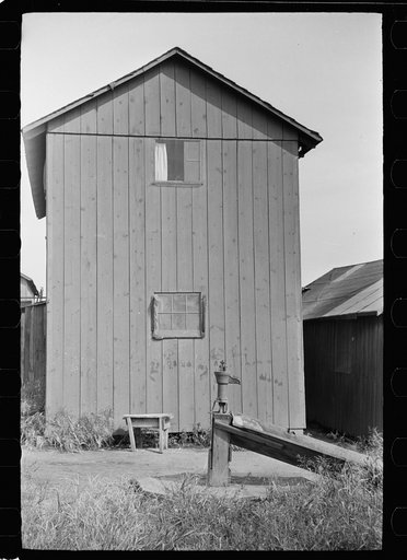 Shack in which families of cranberry pickers are crowded together. Burlington County, New Jersey