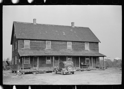 House in which many families of cranberry workers live, Burlington County, New Jersey