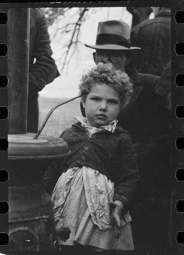 Untitled photo, possibly related to: Evicted sharecroppers along Highway 60, New Madrid County, Missouri
