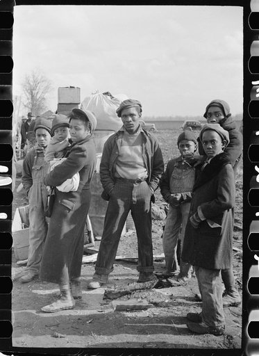 Untitled photo, possibly related to: Evicted sharecropper, New Madrid County, Missouri