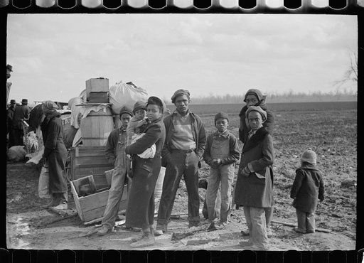 Untitled photo, possibly related to: Evicted sharecropper, New Madrid County, Missouri