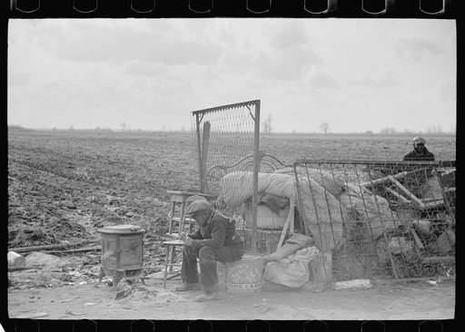 Untitled photo, possibly related to: Evicted sharecropper boy, New Madrid County, Missouri