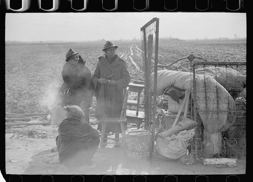 Untitled photo, possibly related to: Evicted sharecropper, New Madrid County, Missouri