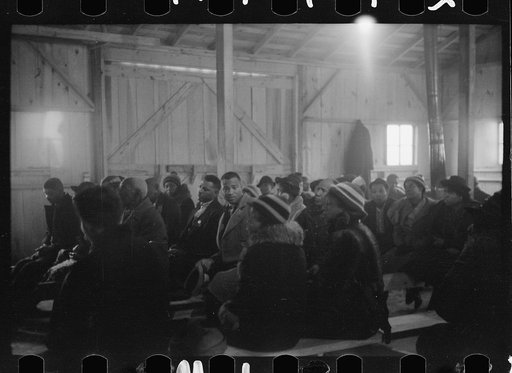 Untitled photo, possibly related to: Family at annual meeting of cooperative, Southeast Missouri Farms