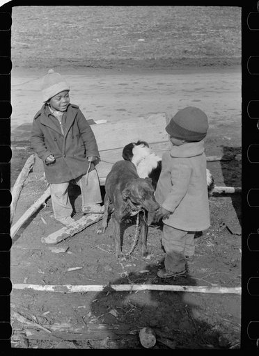Untitled photo, possibly related to: Evicted sharecroppers along Highway 60, New Madrid County, Missouri
