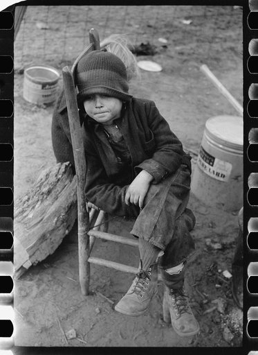 Untitled photo, possibly related to: Evicted sharecropper boy, New Madrid County, Missouri