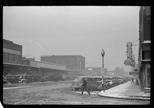 Untitled photo, possibly related to: Main street, Herrin, Illinois
