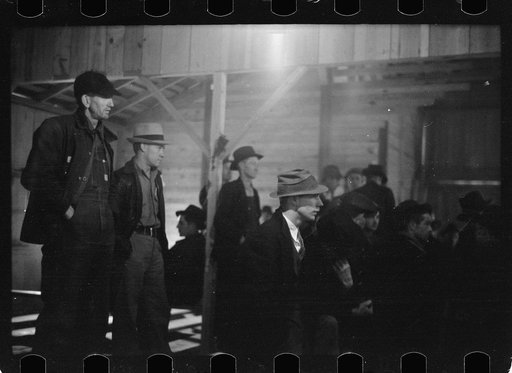 Untitled photo, possibly related to: Family at annual meeting of cooperative, Southeast Missouri Farms