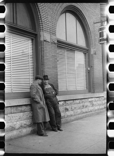 Untitled photo, possibly related to: Unemployed miners, Herrin, Illinois