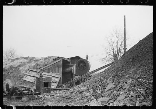 Untitled photo, possibly related to: Primitive gopher hole with minimum equipment, Williamson County, Illinois