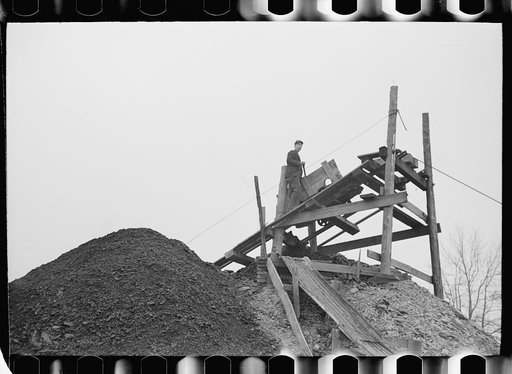 Untitled photo, possibly related to: Primitive gopher hole with minimum equipment, Williamson County, Illinois