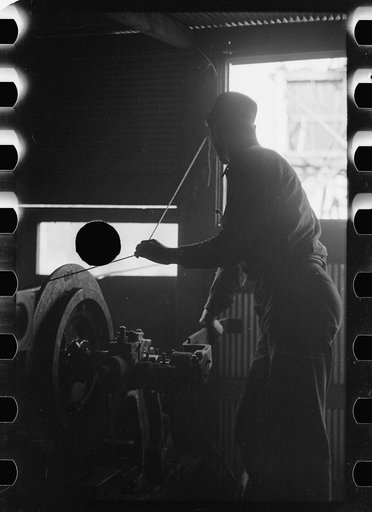 Untitled photo, possibly related to: Loading a truck at gopher hole, Williamson County, Illinois