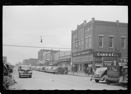 Main street, West Frankfort, Illinois
