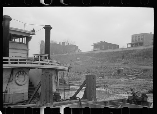 Levee at Shawneetown, Illinois
