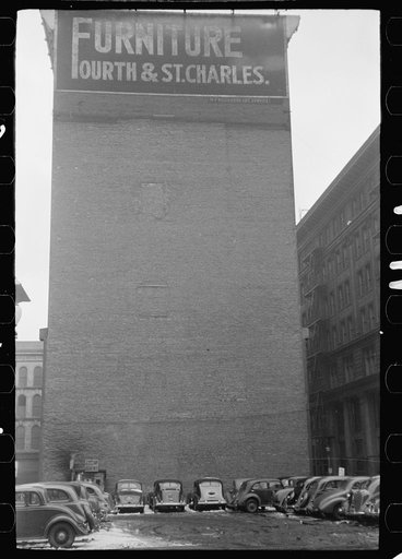Automobile parking lot, Saint Louis, Missouri