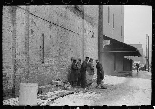 Stevedores along riverfront, Saint Louis, Missouri