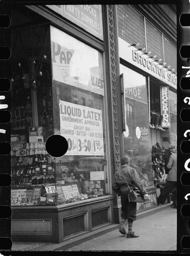 Untitled photo, possibly related to: Baltimore street, Baltimore, Maryland