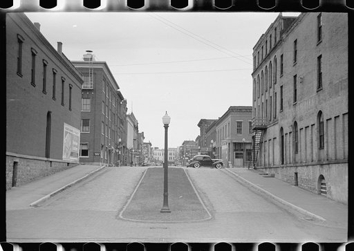 Street in La Crosse, Wisconsin