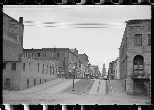Untitled photo, possibly related to: Street in La Crosse, Wisconsin