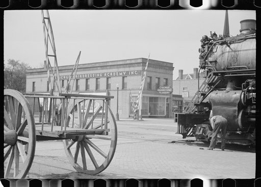 Untitled photo, possibly related to: Locomotive engineer, Fargo, North Dakota