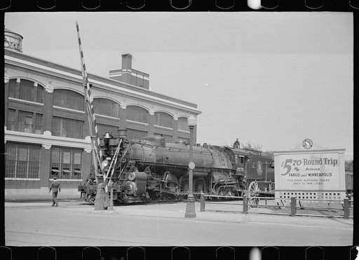 Untitled photo, possibly related to: Locomotive engineer, Fargo, North Dakota