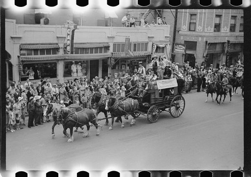 Untitled photo, possibly related to: Go Western parade, Billings, Montana