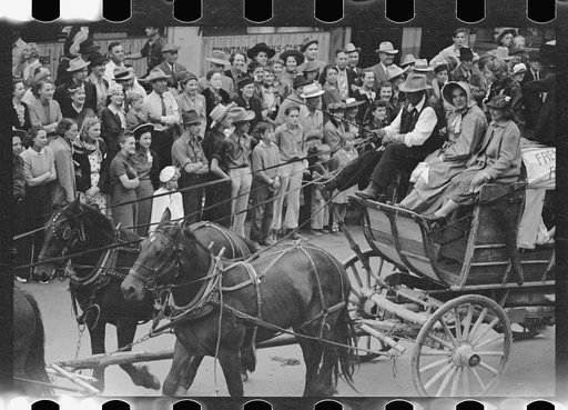 Untitled photo, possibly related to: Go Western parade, Billings, Montana
