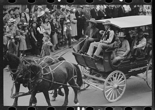 Untitled photo, possibly related to: Go Western parade, Billings, Montana