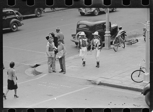 Untitled photo, possibly related to: Street corner, Billings, Montana