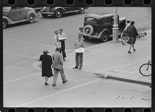 Untitled photo, possibly related to: Street corner, Billings, Montana
