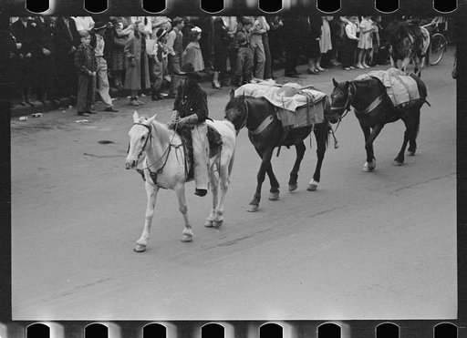 Old time prospector, Go Western parade, Billings, Montana