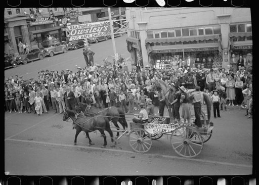 Untitled photo, possibly related to: Go Western parade, Billings, Montana