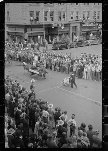 Untitled photo, possibly related to: Go Western parade, Billings, Montana