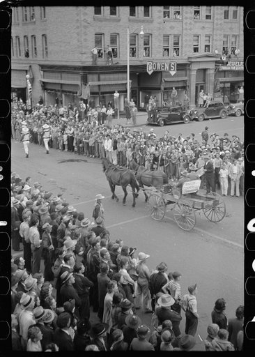 Untitled photo, possibly related to: Go Western parade, Billings, Montana