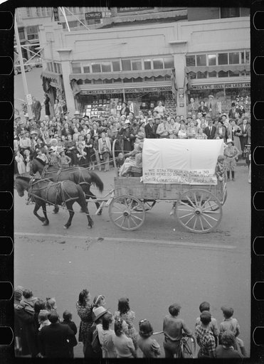 Untitled photo, possibly related to: Go Western parade, Billings, Montana
