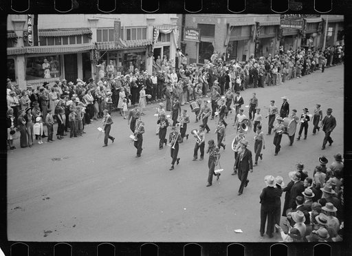 Untitled photo, possibly related to: Go Western parade, Billings, Montana