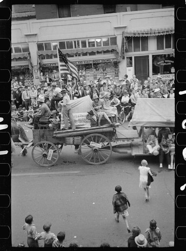 Untitled photo, possibly related to: Go Western parade, Billings, Montana