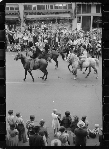 Untitled photo, possibly related to: Go Western parade, Billings, Montana