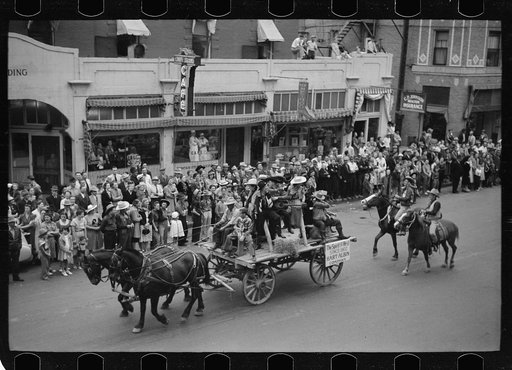 Untitled photo, possibly related to: Go Western parade, Billings, Montana