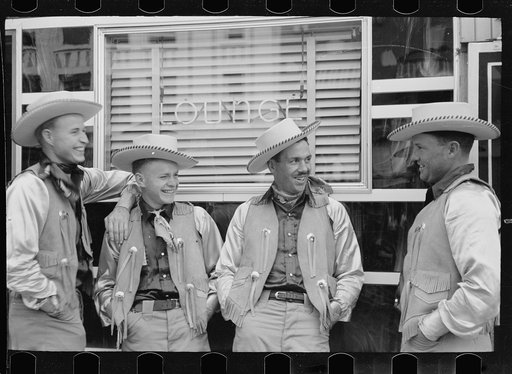 Untitled photo, possibly related to: Dudes in town, Billings, Montana
