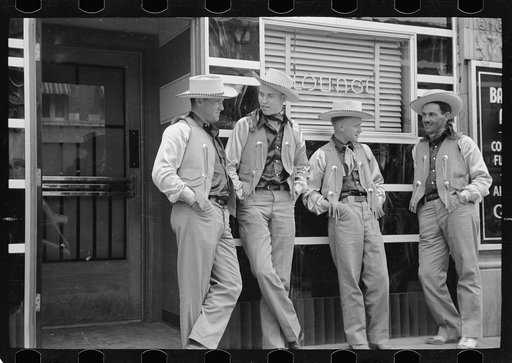 Untitled photo, possibly related to: Dudes in town, Billings, Montana