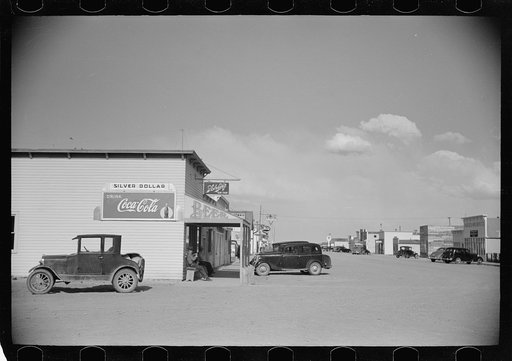 Untitled photo, possibly related to: Main street, Fairfield, Montana