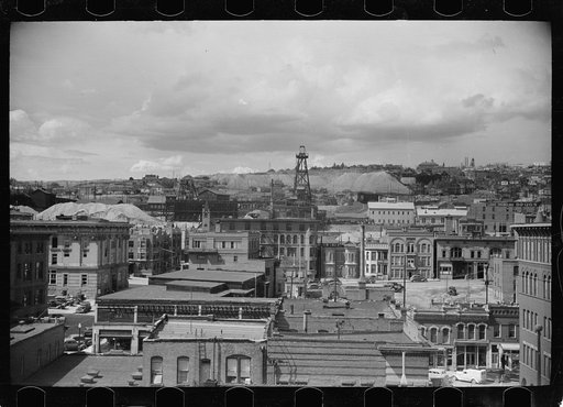 Untitled photo, possibly related to: View from center of town, Butte, Montana