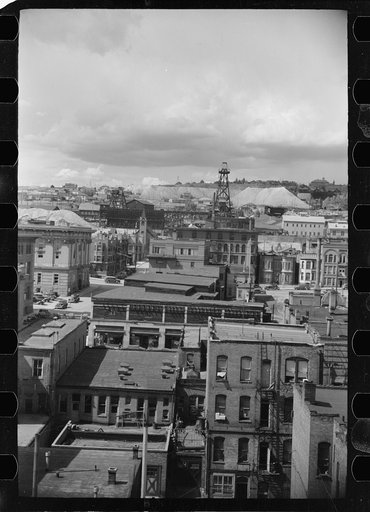 Untitled photo, possibly related to: View from center of town, Butte, Montana