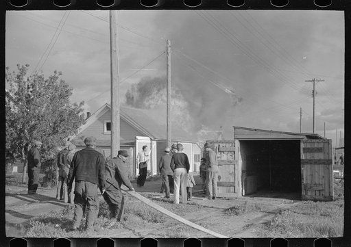 Untitled photo, possibly related to: Fire, Terry, Montana