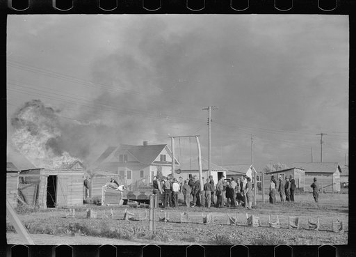 Untitled photo, possibly related to: Fire, Terry, Montana