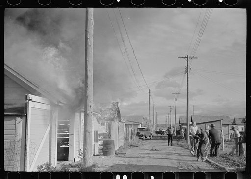 Untitled photo, possibly related to: Fire, Terry, Montana