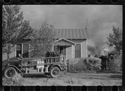 Untitled photo, possibly related to: Fire, Terry, Montana