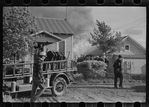 Untitled photo, possibly related to: Fire, Terry, Montana